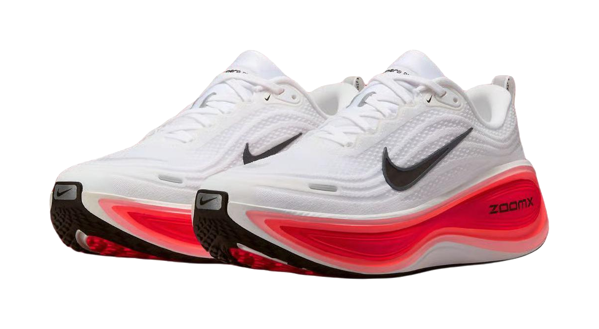 Nike Vomero Plus White Black Bright Crimson vjkicks