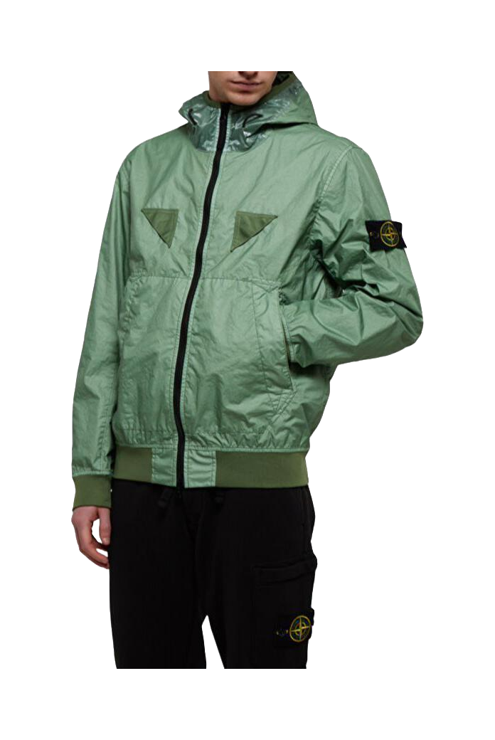 STONE ISLAND Logo patch Lightweight Jacket vjkicks