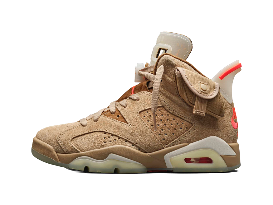 Jordan 6 Retro Travis Scott British Khaki vjkicks
