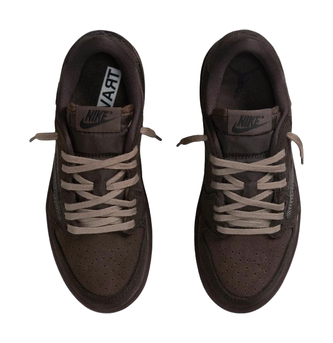 Jordan Jordan 1 Anti-Slip Wear-Resistant Low-Top Childrens Basketball Shoes Dark Brown Children Aged 3-7 Years Old vjkicks