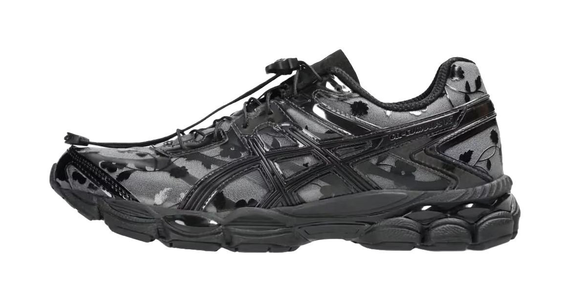 CECILIE BAHNSEN x ASICS Gel Cumulus 16 Abrasion Resistant Low top Running Shoes Unisex Gray Black vjkicks