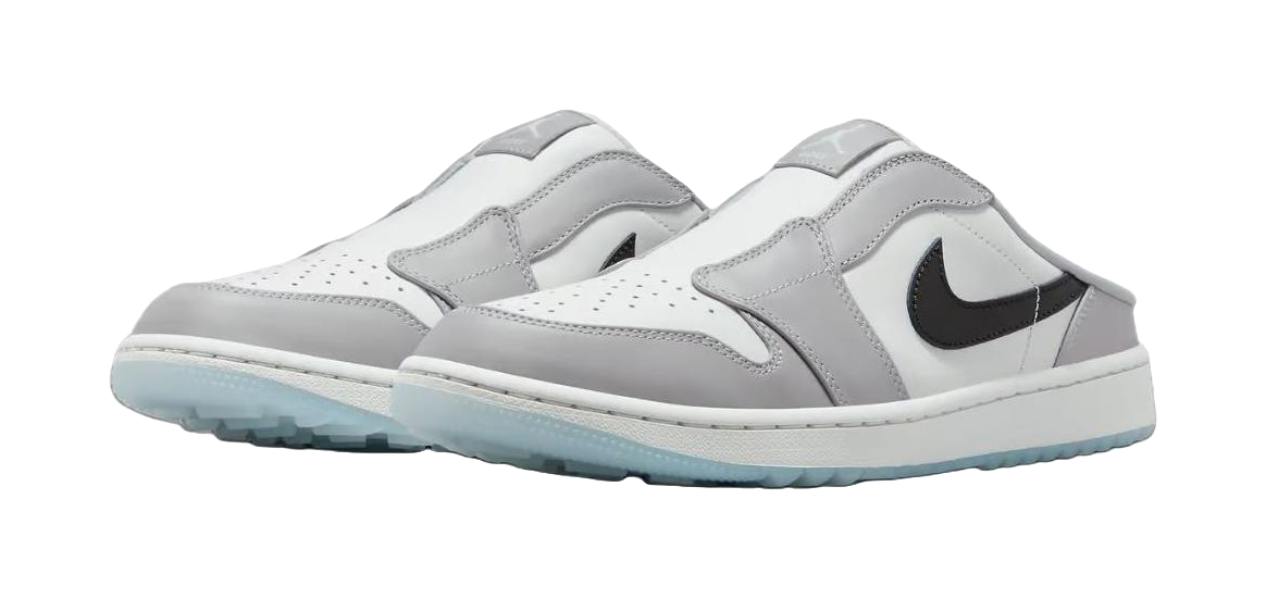 Jordan 1 Mule Golf Wolf Grey vjkicks