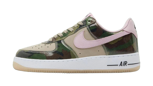 Nike Air Force 1 Abrasion Resistant Low top Skateboard Shoes Mens Brown Green Pink vjkicks