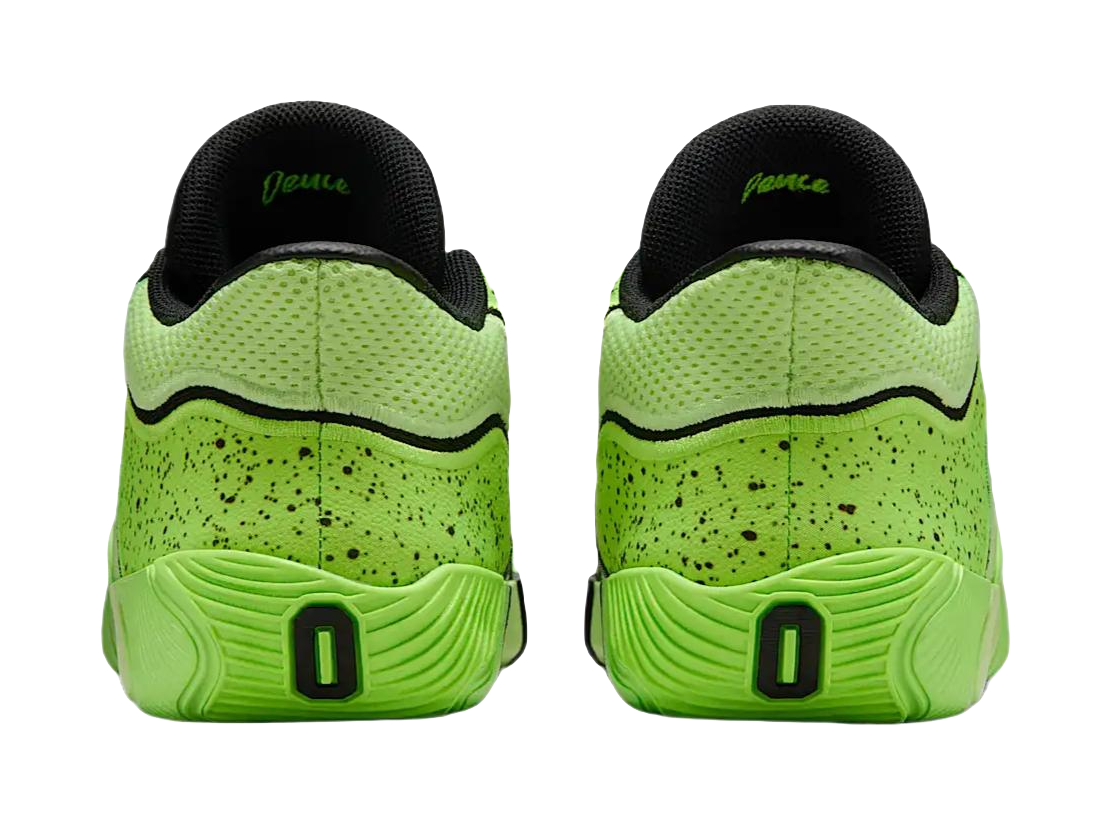 Jordan Tatum 3 Abrasion Resistant Low top Kids Training Shoes Electric Green Black vjkicks