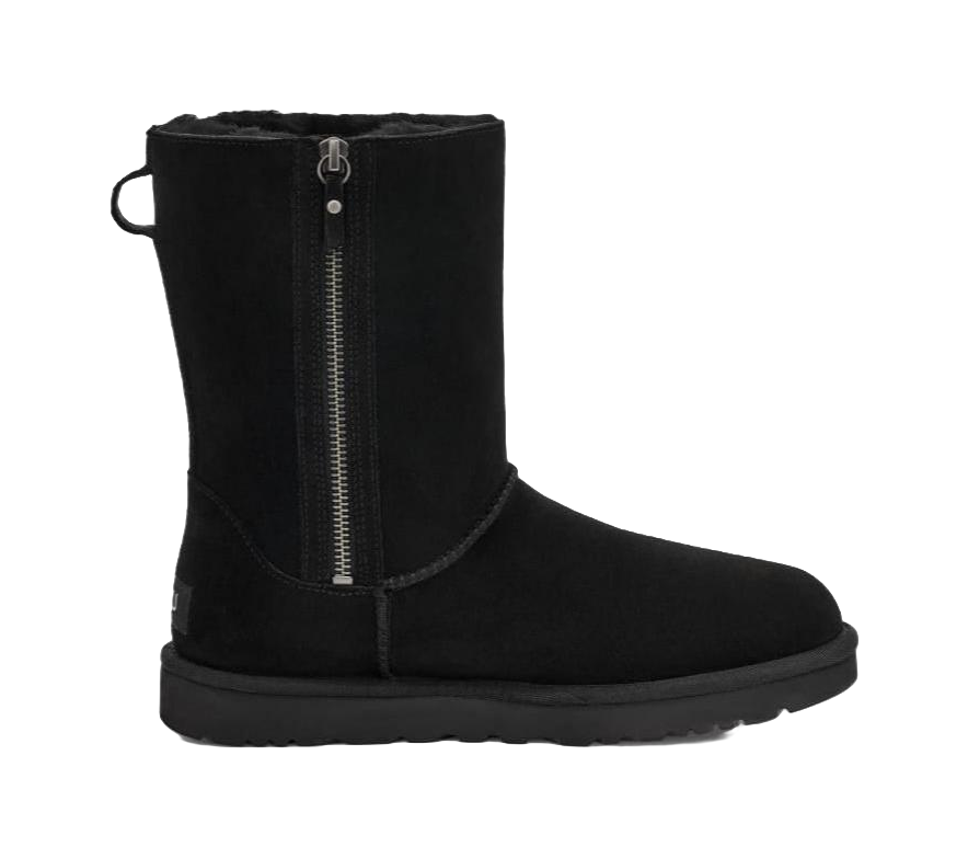 UGG Classic Short Zip Black Womens vjkicks