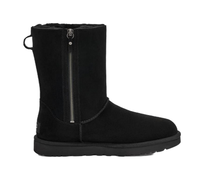 UGG Classic Short Zip Black Womens vjkicks