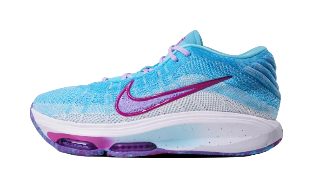 Nike G.T. Hustle Anti-Slip Wear-Resistant Mid-Top Basketball Shoes Mens Blue vjkicks