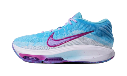 Nike G.T. Hustle Anti-Slip Wear-Resistant Mid-Top Basketball Shoes Mens Blue vjkicks