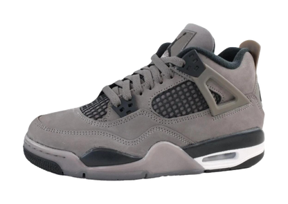 Jordan Air Jordan 4 Mid top Childrens Basketball Shoes Gray Black Unisex vjkicks