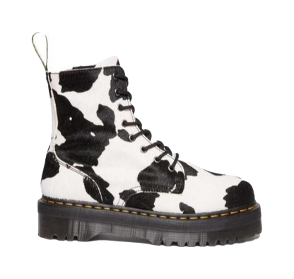 Dr. Martens Jadon Boot Hair On Platform Boot Cow Print vjkicks