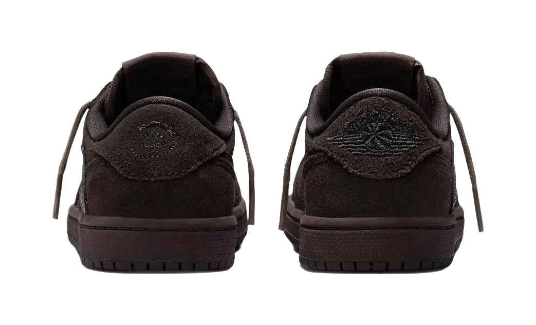 Jordan Jordan 1 Anti-Slip Wear-Resistant Low-Top Childrens Basketball Shoes Dark Brown Children Aged 3-7 Years Old vjkicks