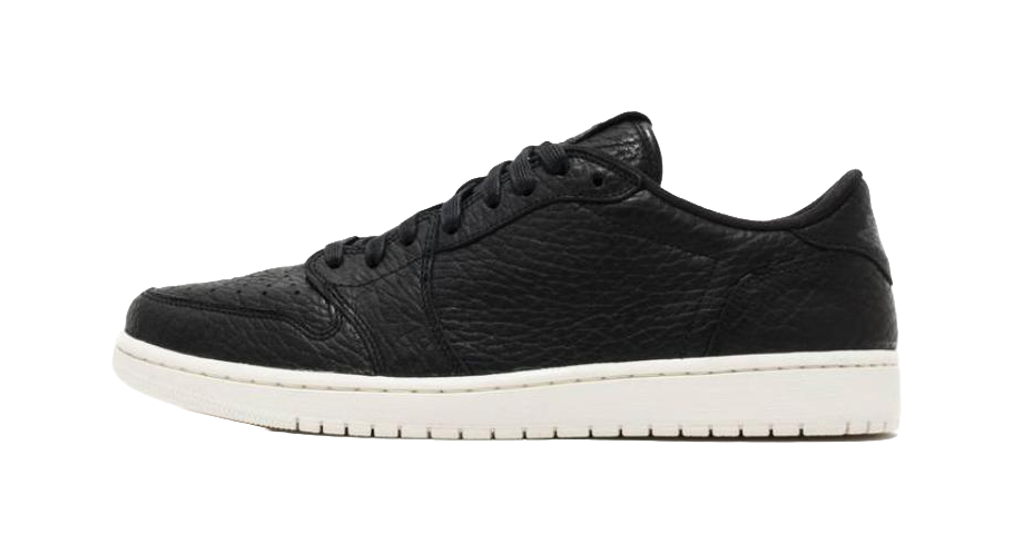 Jordan 1 Retro Low Swooshless Black vjkicks