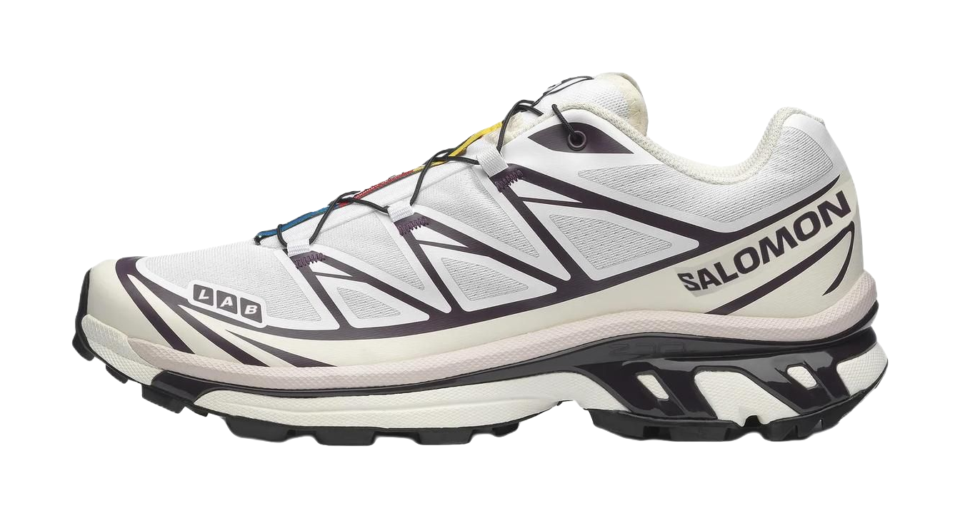 SALOMON XT 6 Cushioning Coverage Support Abrasion Resistant Low top Casual Running Shoes Unisex White vjkicks
