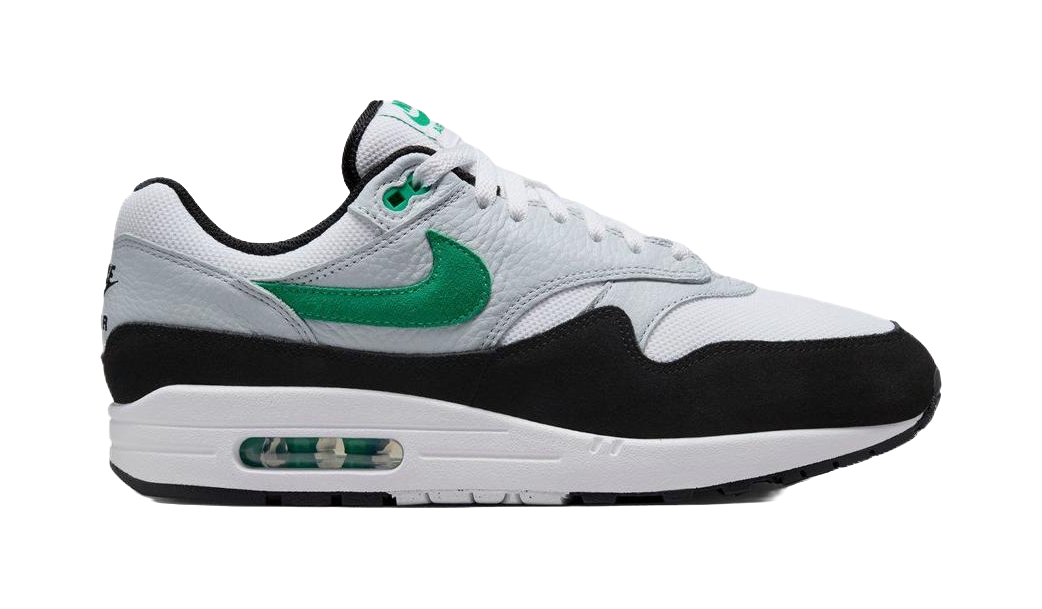 Nike Air Max 1 White Black Stadium Green vjkicks