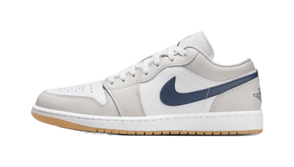 Jordan 1 Low Midnight Navy Neutral Grey vjkicks