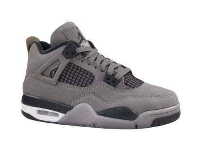 Jordan Air Jordan 4 Mid top Childrens Basketball Shoes Gray Black Unisex vjkicks