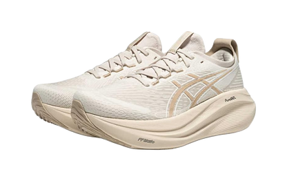 ASICS GEL NIMBUS 27 Abrasion Resistant Breathable Low top Casual Running Shoes Mens Brown Gray vjkicks