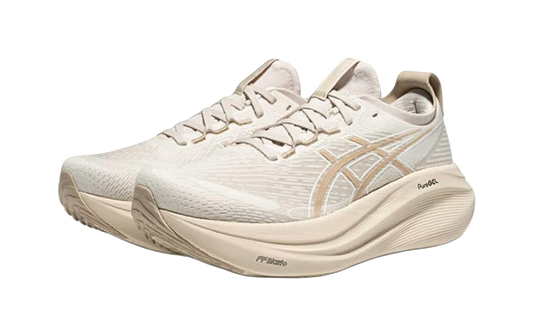 ASICS GEL NIMBUS 27 Abrasion Resistant Breathable Low top Casual Running Shoes Mens Brown Gray vjkicks