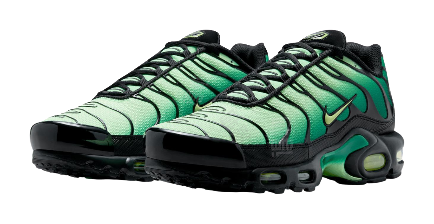 Nike Air Max Plus Vapor Green Malachite Black Light Lemon Twist vjkicks