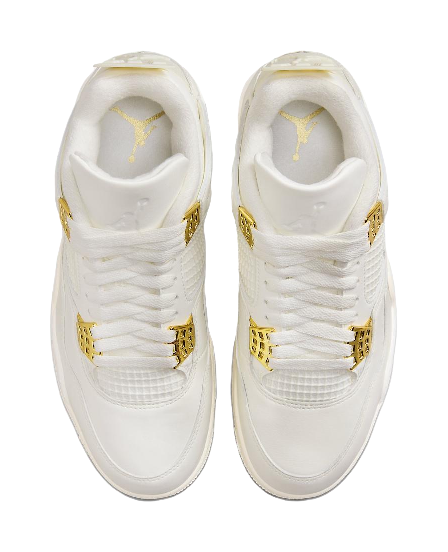 Air Jordan 4 WMNS Metallic Gold vjkicks