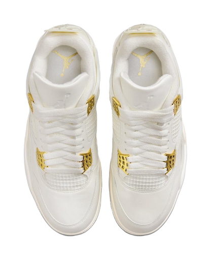 Air Jordan 4 WMNS Metallic Gold vjkicks