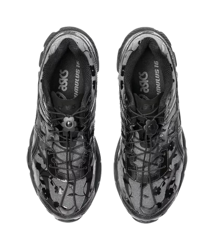 CECILIE BAHNSEN x ASICS Gel Cumulus 16 Abrasion Resistant Low top Running Shoes Unisex Gray Black vjkicks