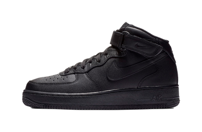 Nike Air Force 1 Mid Triple Black vjkicks