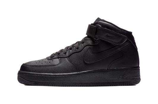 Nike Air Force 1 Mid Triple Black vjkicks