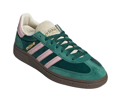 Adidas Womens Handball Spezial Collegiate Green Pink Velvet Womens vjkicks
