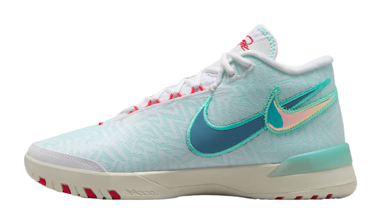 Nike Lebron NXXT Genius EP Abrasion Resistant Breathable Support Grip Mid Top Basketball Shoes Mens White vjkicks