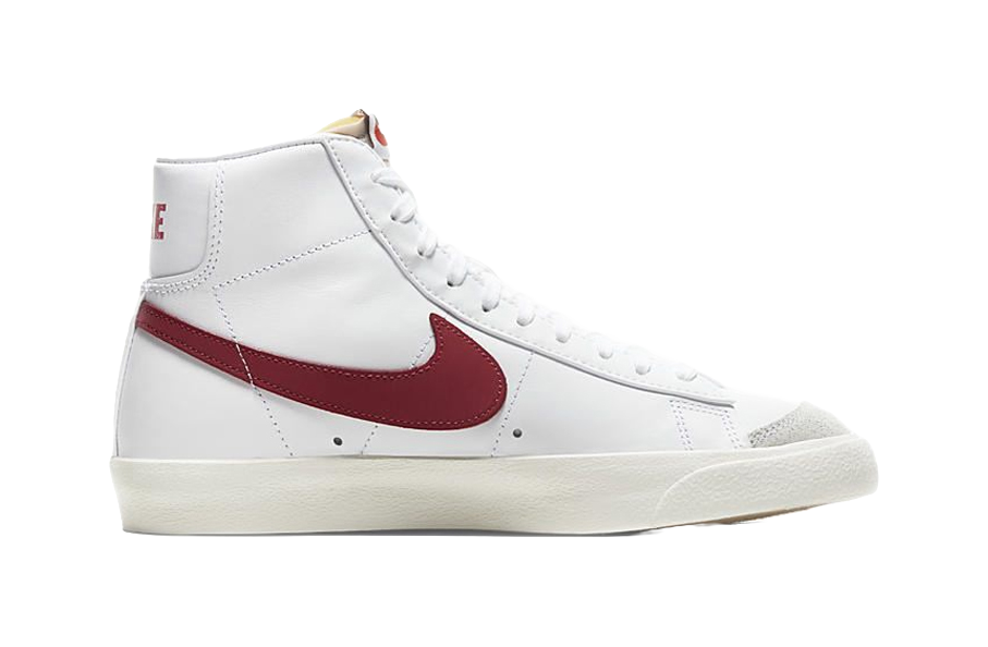 Nike Blazer 77 Vintage Mid White Worn Brick Womens vjkicks