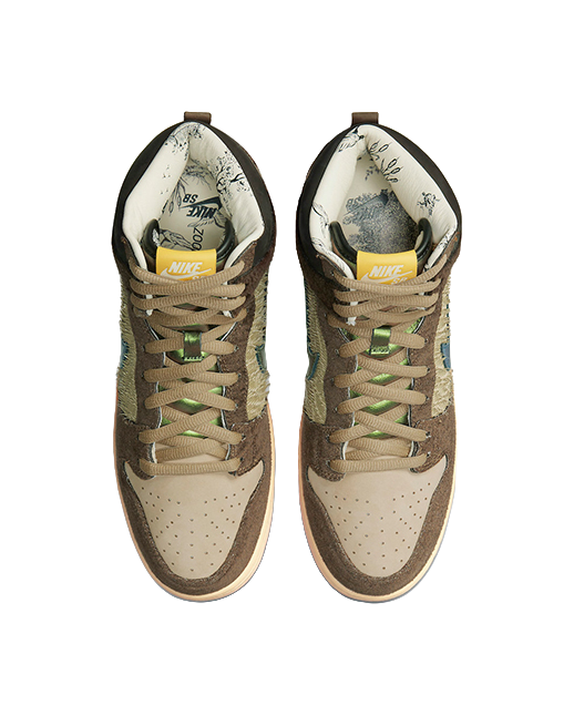 Nike X Concepts Sb Dunk High Pro Skateboard Duck vjkicks