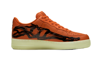 Nike Air Force 1 Low Orange Skeleton vjkicks