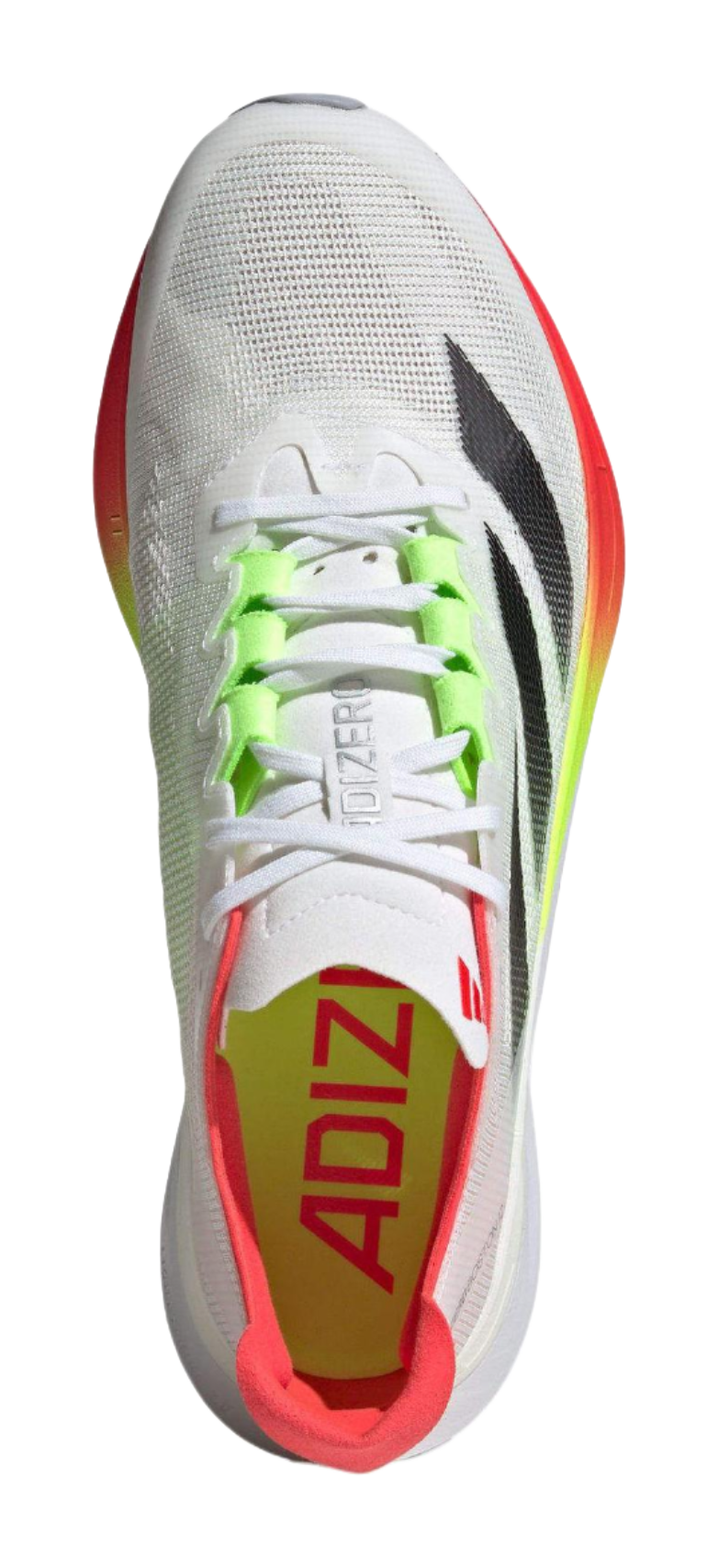 Adidas Adizero Boston 12 White Black Lucid Red vjkicks