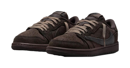 Jordan Jordan 1 Anti-Slip Wear-Resistant Low-Top Childrens Basketball Shoes Dark Brown Children Aged 3-7 Years Old vjkicks