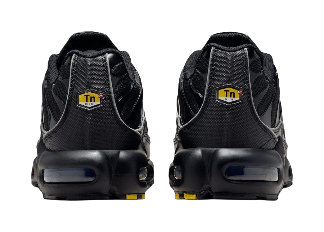 Nike Air Max Plus Support Running Shoes Unisex Black White vjkicks