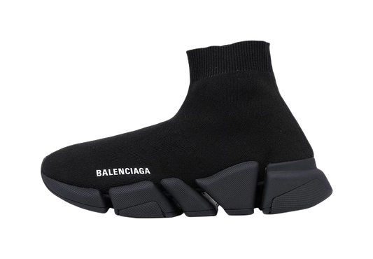 Balenciaga Speed 2.0 Shiny Black Womens vjkicks