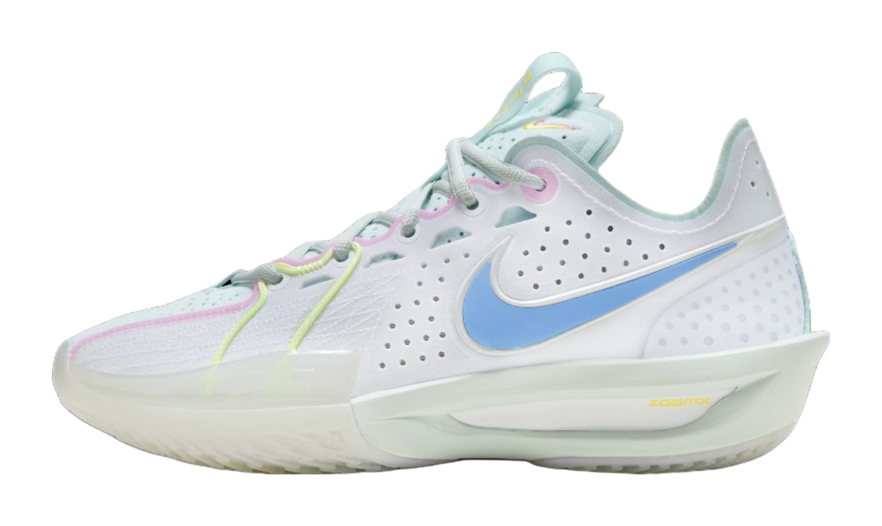 Nike G.T. Cut 3 EP White Aquarius Blue Pink Womens vjkicks