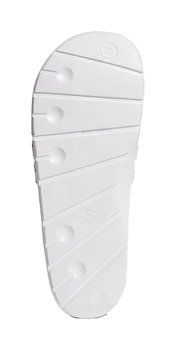 Adidas Duramo Slides White Blue Red vjkicks
