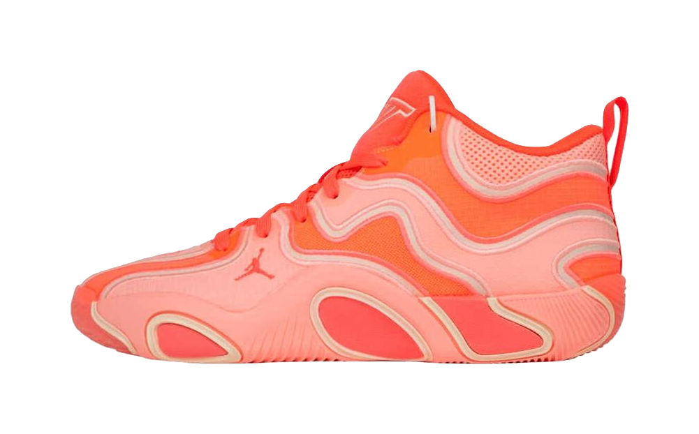 Jordan Tatum 3 Anti Slip Wear Resistant Mid Top Basketball Shoes Mens Pink vjkicks