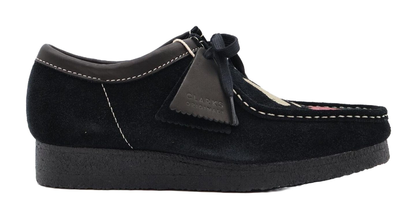 Clarks X Stussy Wallabee Black Suede vjkicks
