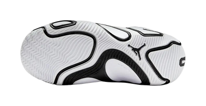 Jordan Tatum 3 Abrasion Resistant Mid Top Childrens Basketball Shoes White Black vjkicks