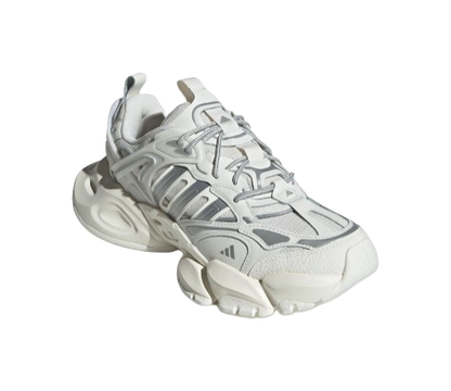 Adidas XLG RUNNER DELUXE Abrasion Resistant Low Top Casual City Commute Running Shoes Unisex White Silver vjkicks