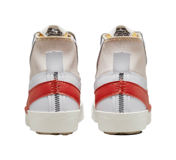 Nike Blazer Mid 77 Jumbo White Habanero Red vjkicks