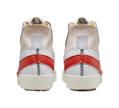 Nike Blazer Mid 77 Jumbo White Habanero Red vjkicks