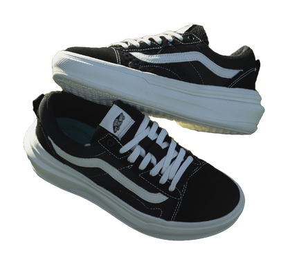 Vans Old Skool Overt Plus ComfyCush Black White vjkicks