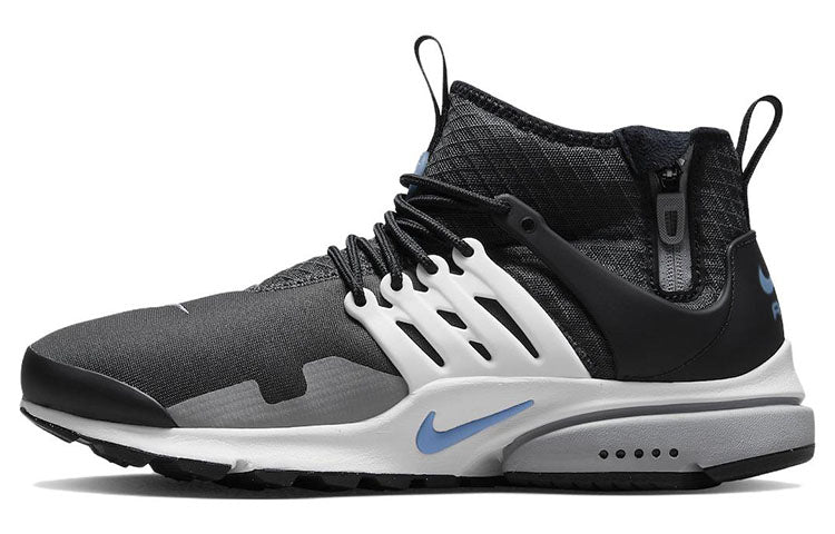 Nike Air Presto Mid Utility Antracite Summit White Particle Grey University Blue vjkicks