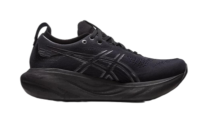 ASICS Gel Nimbus 25 Black Graphite Grey Womens vjkicks