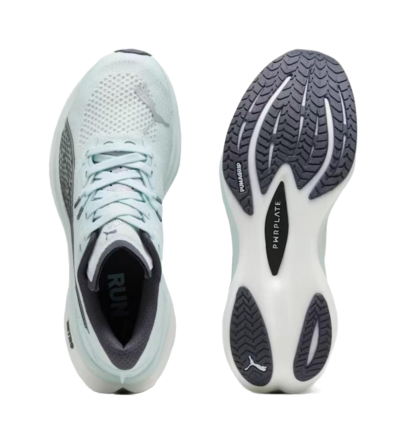 PUMA Deviate Nitro 3 Nitro Blue Galactic Grey Womens vjkicks