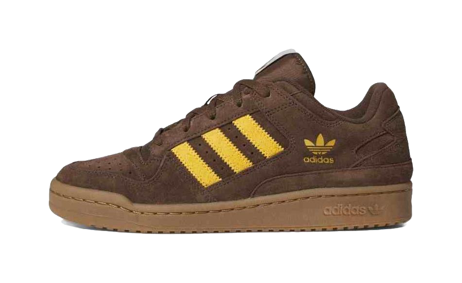 Adidas Forum Low Cl Brown Preloved Yellow vjkicks